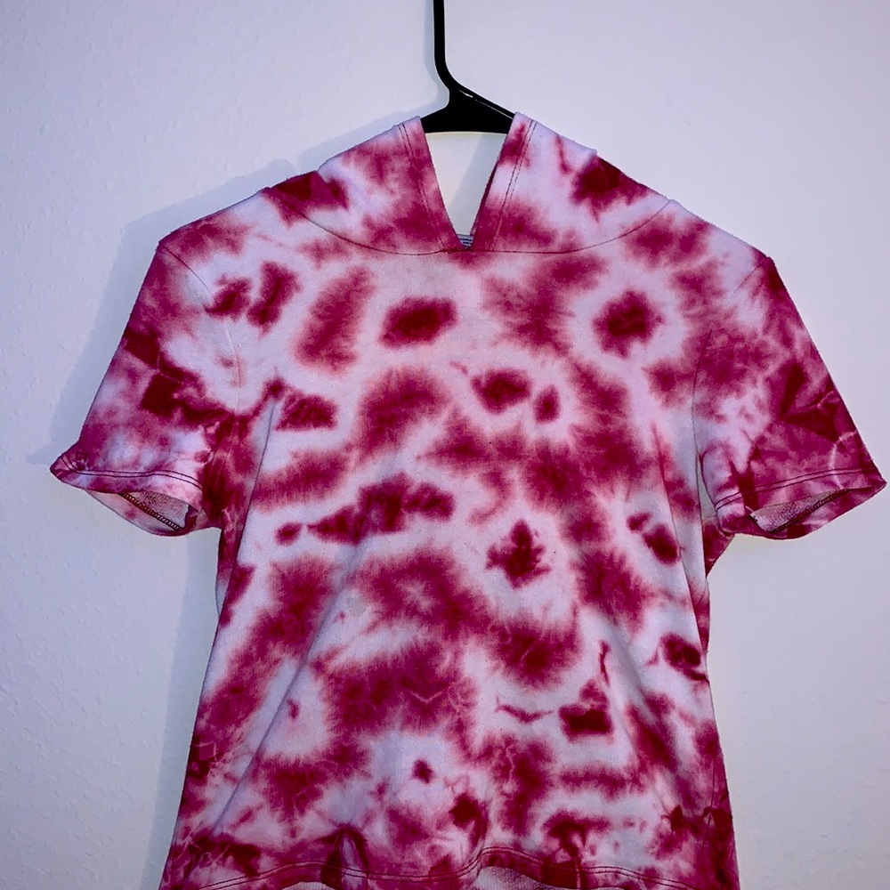 A hooded T-shirt